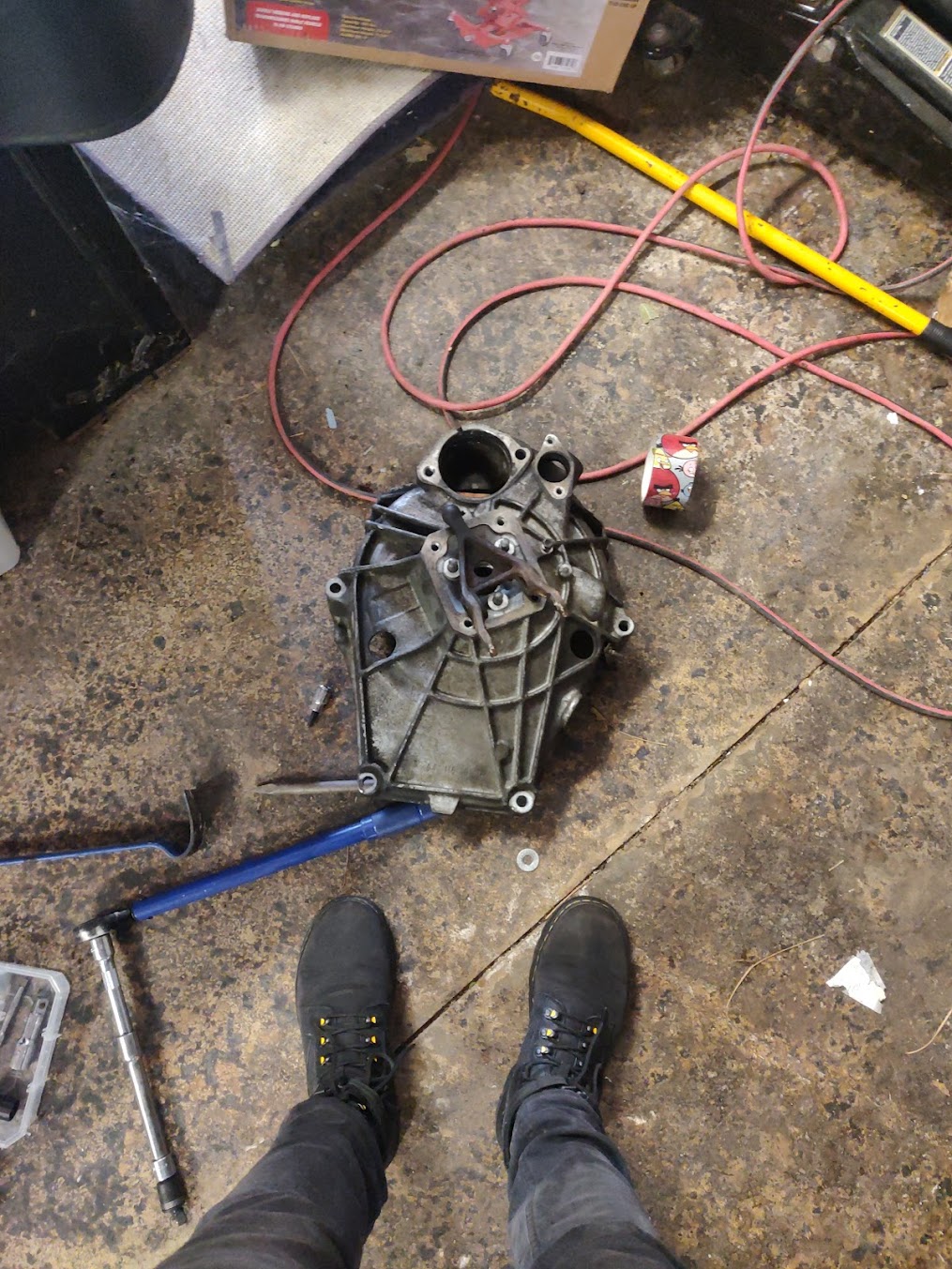 Bellhousing and clutch fork